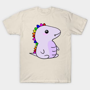 Cute Rainbow Baby Dinosaur for Dino Fans T-Shirt